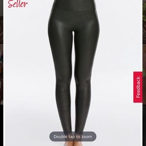 Spanx faux leather leggings